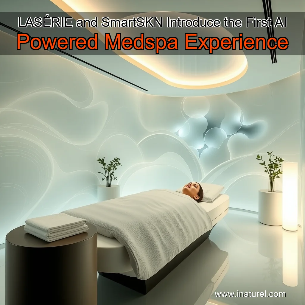 Artistic representation for LASÉRIE and SmartSKN Introduce the First AI Powered Medspa Experience