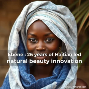 Artistic representation for Ébène : 26 years of Haitian led natural beauty innovation