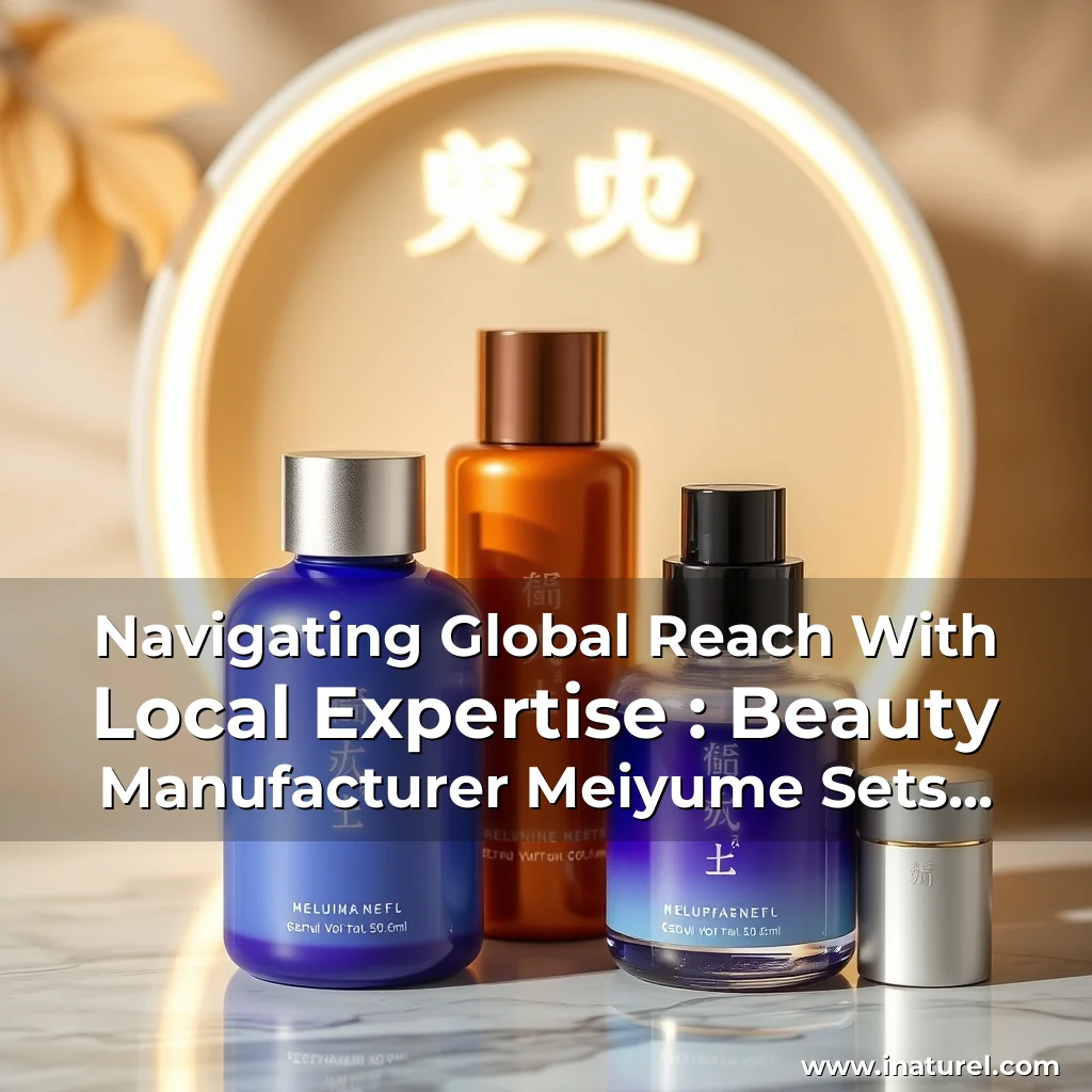 Artistic representation for Navigating Global Reach With Local Expertise : Beauty Manufacturer Meiyume Sets New Horizons In Beauty Packaging And Formulation!.