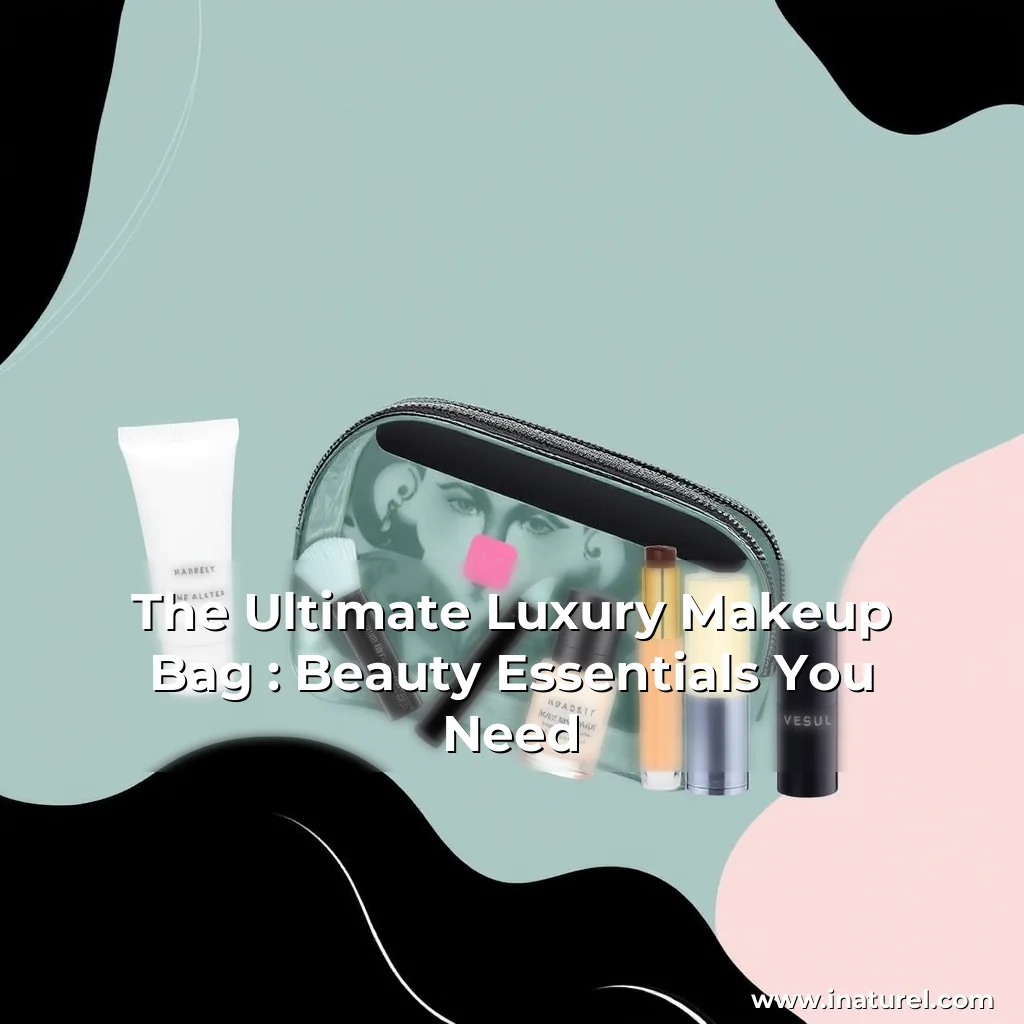 Artistic representation for The Ultimate Luxury Makeup Bag : Beauty Essentials You Need