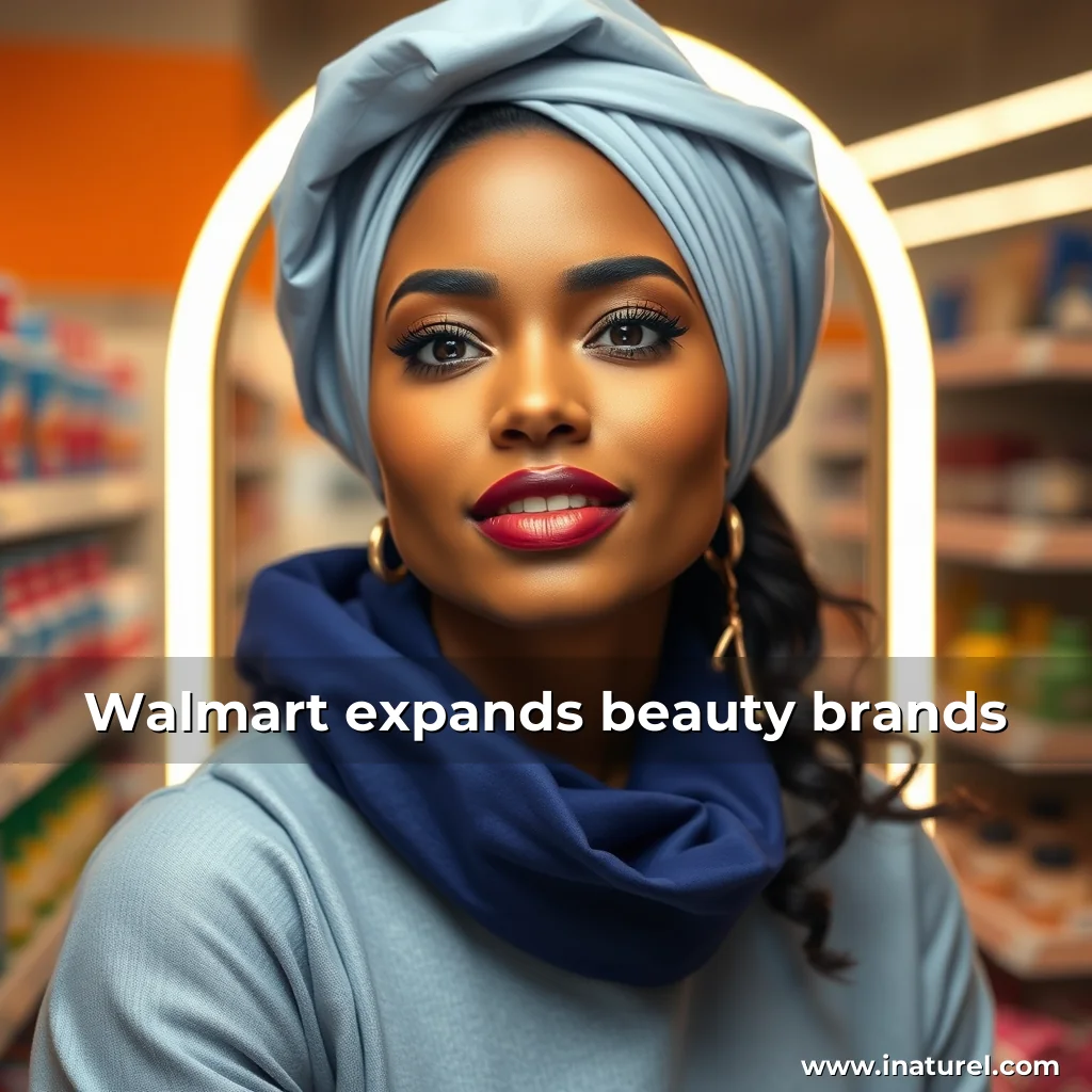 Artistic representation for Walmart expands beauty brands