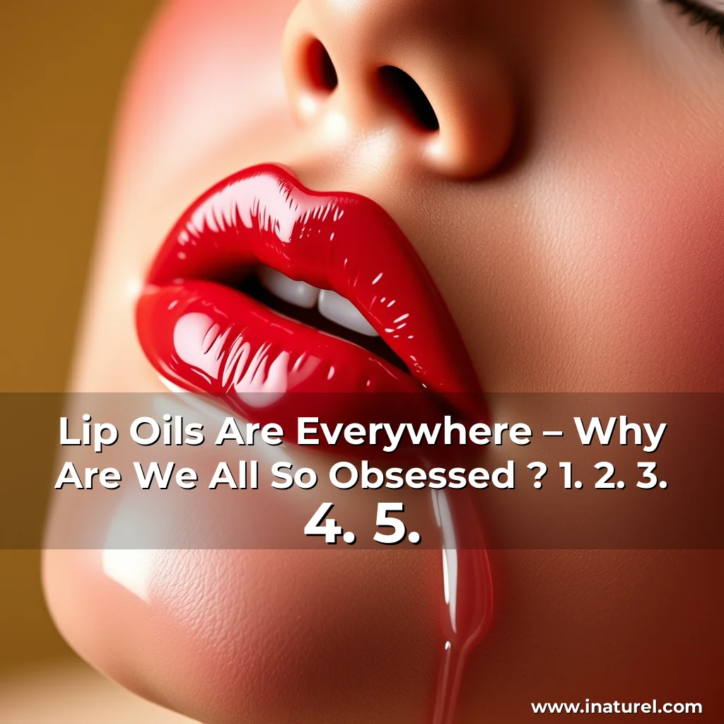 Artistic representation for Lip Oils Are Everywhere – Why Are We All So Obsessed ? 1. 2. 3. 4. 5.