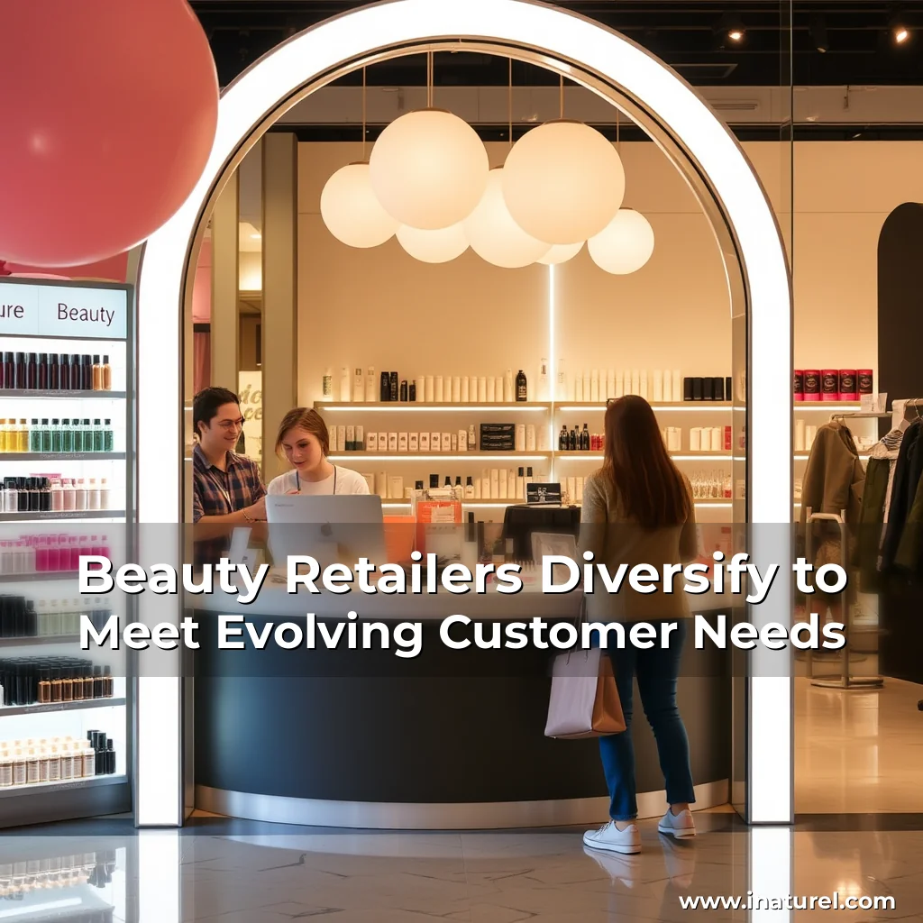 Artistic representation for Beauty Retailers Diversify to Meet Evolving Customer Needs