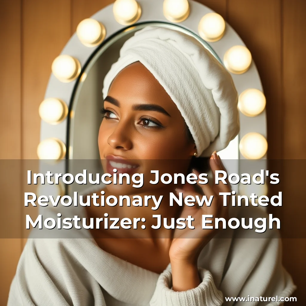 Artistic representation for Introducing Jones Road's Revolutionary New Tinted Moisturizer: Just Enough
