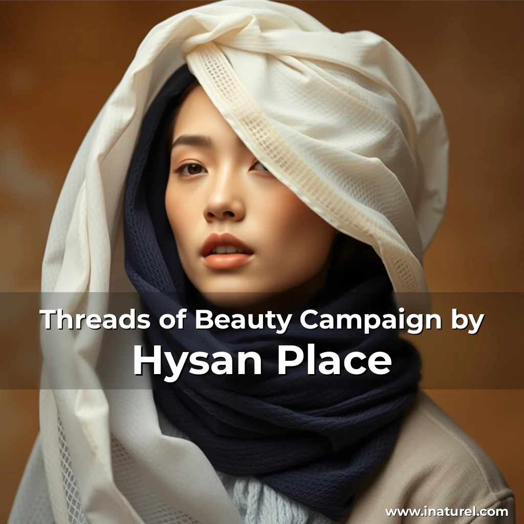 Artistic representation for Threads of Beauty Campaign by Hysan Place
