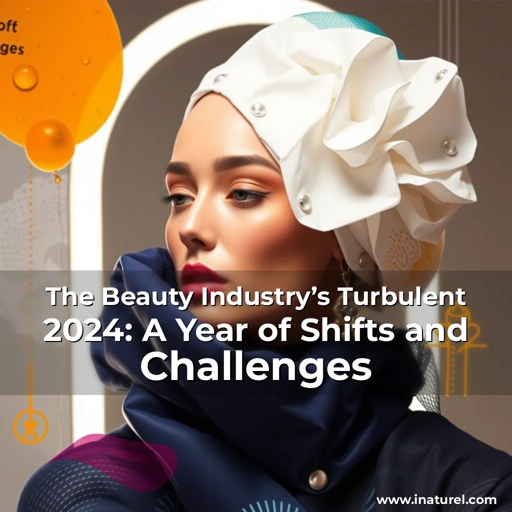 Artistic representation for The Beauty Industry’s Turbulent 2024: A Year of Shifts and Challenges