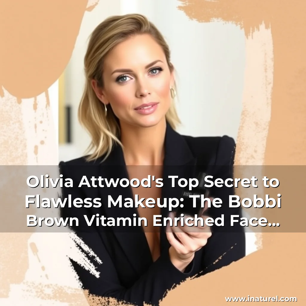 Artistic representation for Olivia Attwood's Top Secret to Flawless Makeup: The Bobbi Brown Vitamin Enriched Face Base