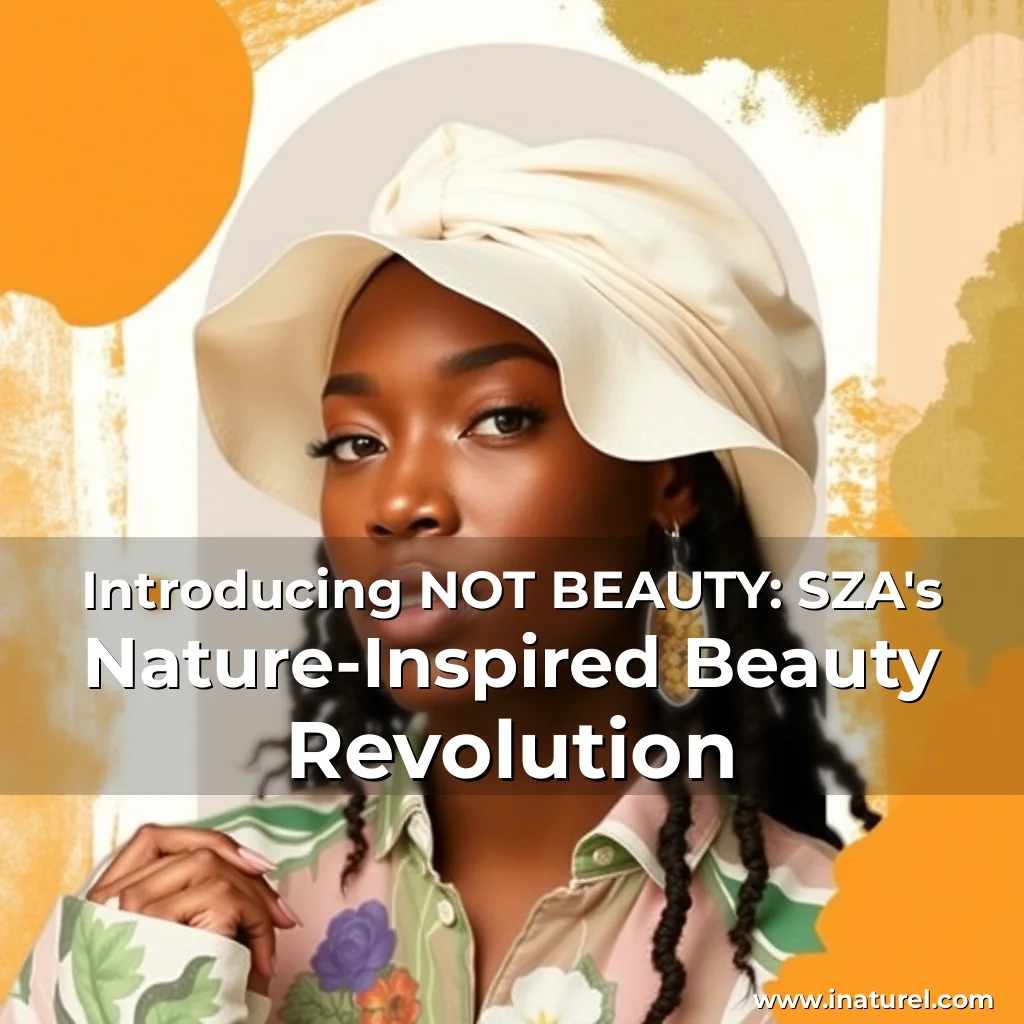 Artistic representation for Introducing NOT BEAUTY: SZA's Nature-Inspired Beauty Revolution