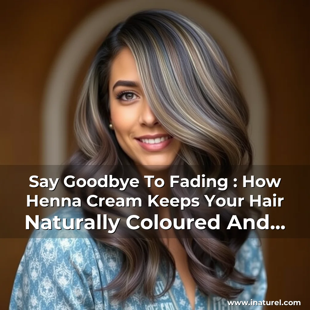 Artistic representation for Say Goodbye To Fading : How Henna Cream Keeps Your Hair Naturally Coloured And Protected For Years!