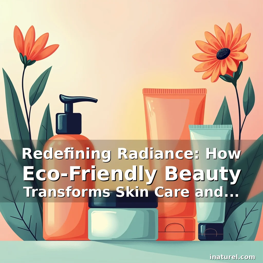 Artistic representation for Redefining Radiance: How Eco-Friendly Beauty Transforms Skin Care and Sustainability