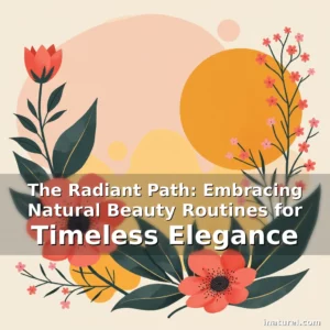 Artistic representation for The Radiant Path: Embracing Natural Beauty Routines for Timeless Elegance
