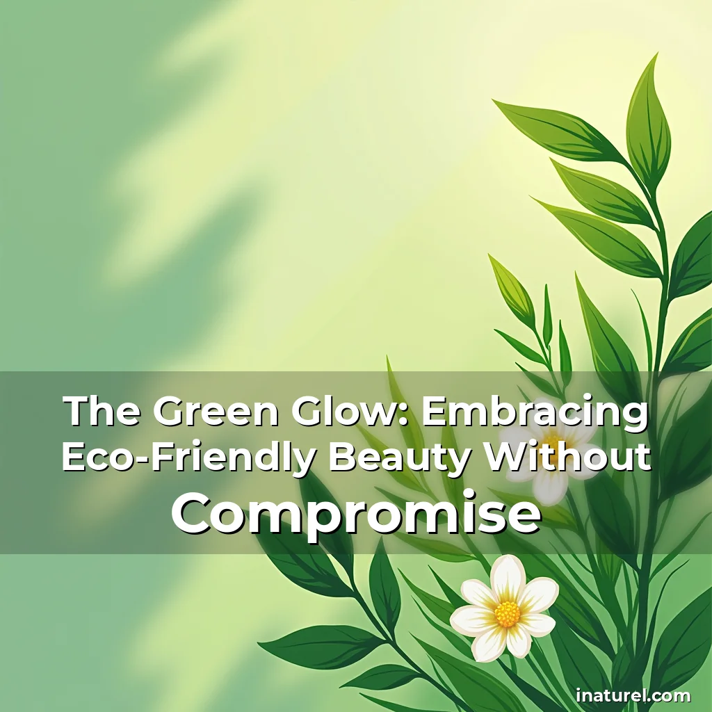 Artistic representation for The Green Glow: Embracing Eco-Friendly Beauty Without Compromise