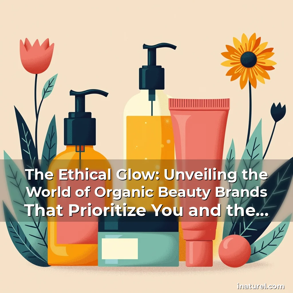 Artistic representation for The Ethical Glow: Unveiling the World of Organic Beauty Brands That Prioritize You and the Planet