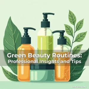 Artistic representation for Green Beauty Routines: Professional Insights and Tips