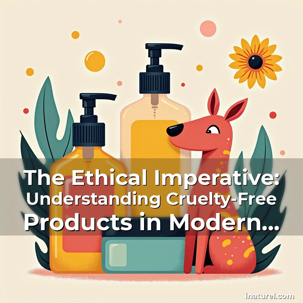 Artistic representation for The Ethical Imperative: Understanding Cruelty-Free Products in Modern Consumerism