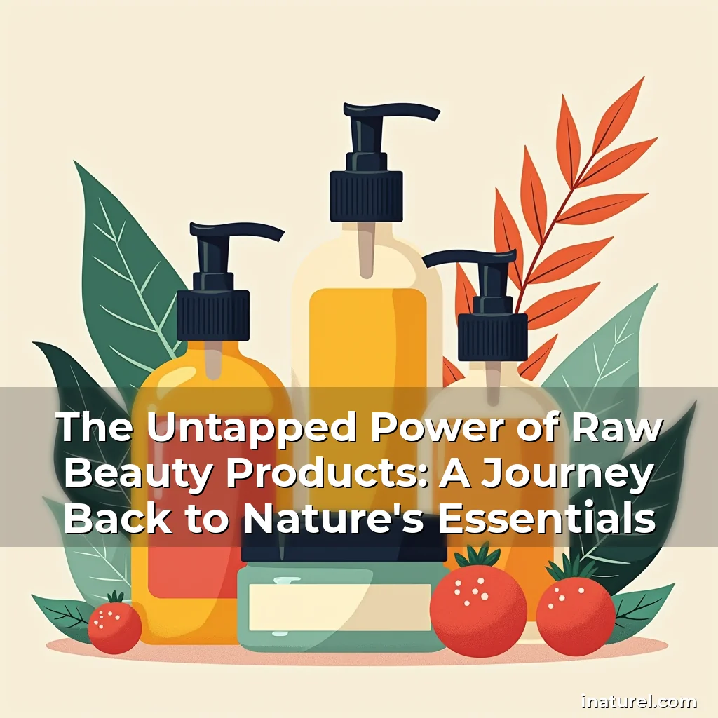 Artistic representation for The Untapped Power of Raw Beauty Products: A Journey Back to Nature's Essentials